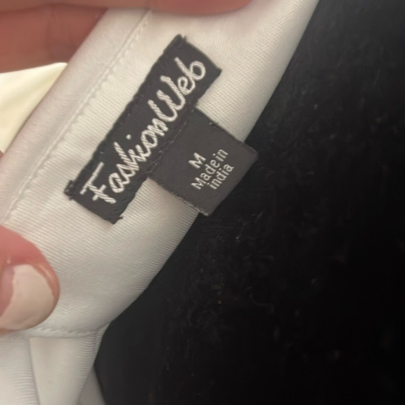 White Off-Shoulder Bandeau Top - Picture 4 of 6